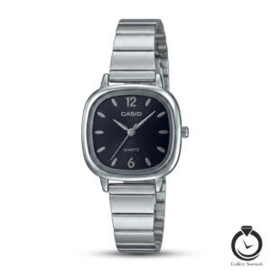 ساعت زنانه کاسیو نقره ای مشکی casio-3292-ws-b