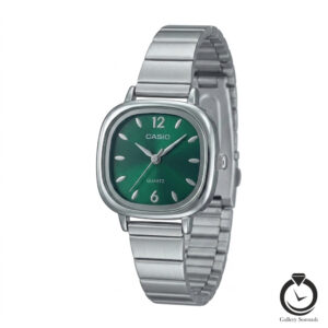 ساعت زنانه کاسیو نقره ای سبز caio-3292-ws-g