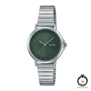 ساعت زنانه کاسیو نقره ای سبز casio-4746-ws-g