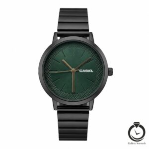 ساعت زنانه کاسیو مشکی سبز casio-4746-wb-g