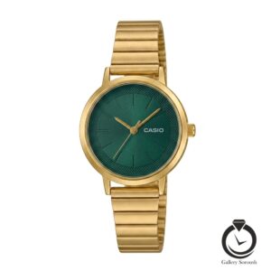 ساعت زنانه کاسیو طلایی سبز casio-4746-wg-g