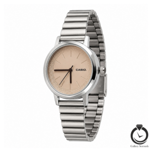 ساعت زنانه کاسیو نقره ای کرم casio-4746-ws-c
