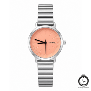 ساعت زنانه کاسیو نقره ای صورتی casio-4746-ws-p