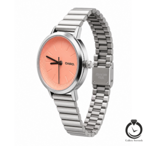 ساعت زنانه کاسیو نقره ای صورتی casio-4746-ws-p