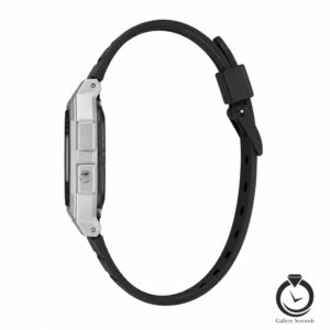 ساعت مردانه کاسیو مشکی نقره ای casio-f-91wm-7a