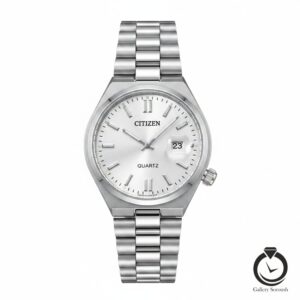 ساعت مردانه سیتیزن نقره ای سیلور citizen-1365-ms-s