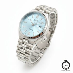 ساعت مردانه سیتیزن نقره ای تیفانی citizen-1365-ms-t