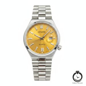 ساعت مردانه سیتیزن نقره ا ی زرد citizen-1365-ms-y