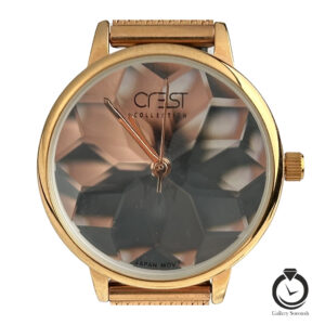 ساعت زنانه کرست رزگلد آینه ای crest-6080-3