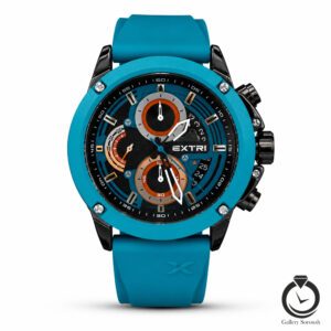 ساعت مردانه اکستری آبی extri-6065-h