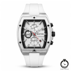 ساعت مردانه اکستری سفید سیلور extri-6089-a