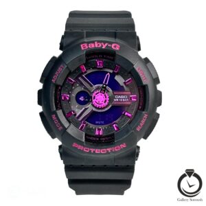 ساعت اسپرت کودک و نوجوان جیشاک مشکی سرخابی baby-g-shock-004-bp