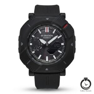 ساعت اسپرت جیشاک مشکی سفید g-shock-2387-bw