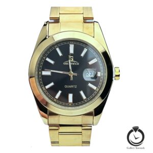 ساعت مردانه گرینویچ طلایی مشکی greenwich-772-mg-b