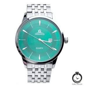 ساعت مردانه گرینویچ نقره ای سبز greenwich-773-ms-g