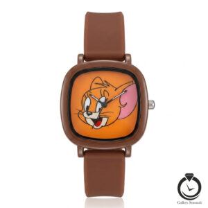 ساعت کودک و نوجوان قهوه ای نارنجی jerry-1416-br