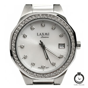ساعت زنانه لاکسمی نقره ای سفید laxmi-8113-3
