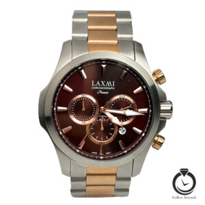 ساعت مردانه لاکسمی رزنقره یا شکلاتی laxmi-8115-10