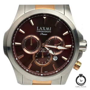 ساعت مردانه لاکسمی رزنقره یا شکلاتی laxmi-8115-10