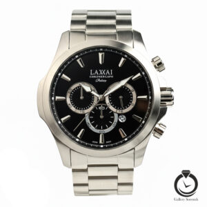 ساعت مردانه لاکسمی نقره یا مشکی laxmi-8115-6