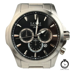 ساعت مردانه لاکسمی نقره یا مشکی laxmi-8115-6