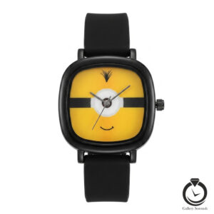 ساعت کودک و نوجوان مینیون مشکی زرد minion-1417-b