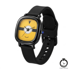 ساعت کودک و نوجوان مینیون مشکی زرد minion-1417-b