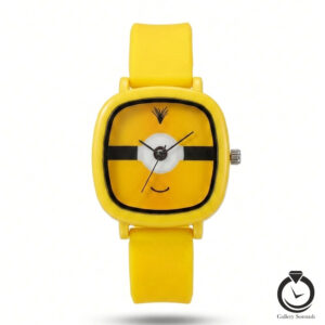 ساعت کودک و نوجوان زرد minion-1417-y