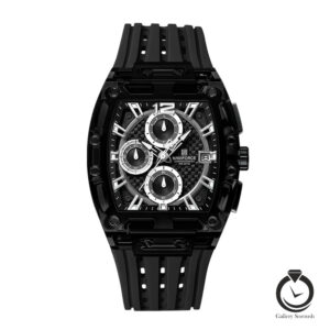 سعت مردانهد نیوی فورس مشکی سیلور naviforce-7105-mb-s