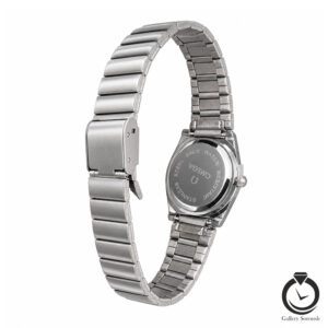 ساعت زنانه امگا نقره ای آبی omega-9990-ws-bl