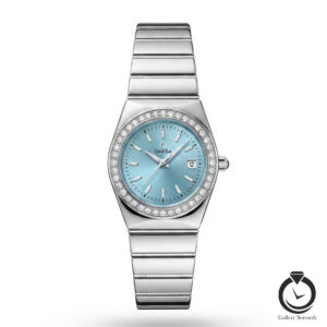 ساعت زنانه امگا نقره ای تیفانی omega-9990-ws-t