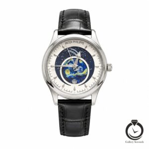 ساعت مردانه پتک فیلیپ مشکی نقره ای patekphilippe-92002-mb-s