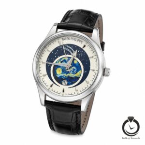 ساعت مردانه پتک فیلیپ مشکی نقره ای patekphilippe-92002-mb-s