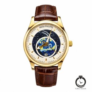 ساعت مردانه پتک فیلیپ قهوه ای طلایی patekphilippe-92002-mbr-r
