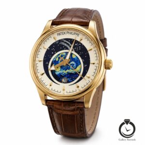 ساعت مردانه پتک فیلیپ قهوه ای طلایی patekphilippe-92002-mbr-r