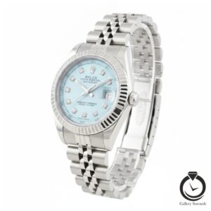 ساعت زنانه رولکس نقره ای تیفانی rolex-1011-ws-t