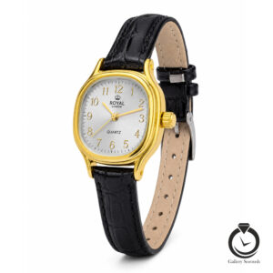 ساعت زنانه رویال مشکی سیلور royal-3015-wb-s