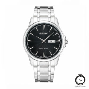 ساعت مردانه سیکو نقره ای مشکی seiko-336192-ms-b