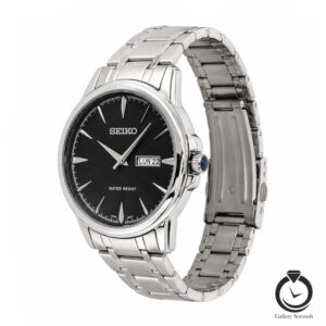 ساعت مردانه سیکو نقره ای مشکی seiko-336192-ms-b
