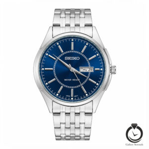 ساعت مردانه سیکو نقره ای سرمه ای seiko-336192-ms-n