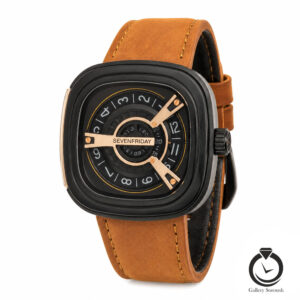 ساعت مردانه سون فرایدی عسلی مشکی sevenfriday-9311-mh-b