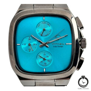 ساعت مردانه ویتوریا نقره ای تیفانی vittoria-3185-ms-t