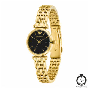 ساعت زنانه امپریو آرمانی طلایی مشکی emporioarmani-5112-wg-b
