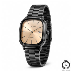 ساعت کاسیو مردانه مشکی شامپاینی casio-2657-mb-sh