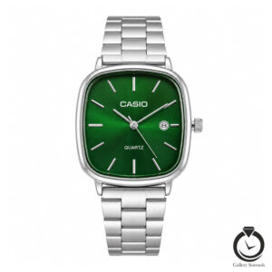 ساعت مردانه کاسیو نقره ای سبز casio-2657-ms-g