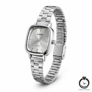 ساعت زنانه کاسیو نقره ای خاکستری casio-2657-ws-gr