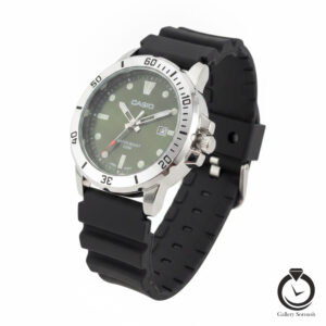 ساعت مردانه کاسیو مشکی سبز casio-169-mbs-g