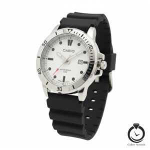 ساعت مردانه کاسیو مشکی سیلور casio-169-mbs-w