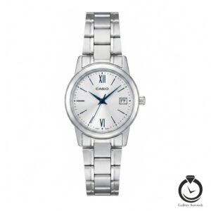 ساعت زنانه کاسیو نقره ای سیلور casio-ltp-v002d-7b3