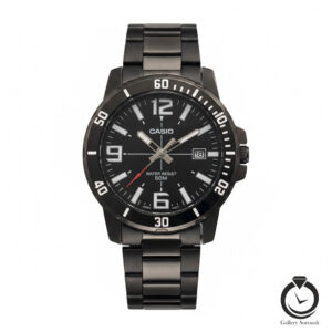 ساعت مردانه کاسیو مشکی casio-mtp-vd01b-1b